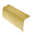 M-D PRO - Nez de marche en aluminium avec tombant, #HGA Hammered Gold Anodized 1 3/8" x 12'