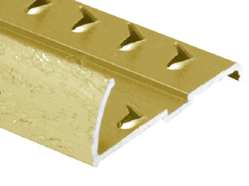 M-D PRO - Moulure en aluminium pour tapis résidentiel avec punaises Or anodisé martelé 9/16" x 144"
