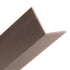 M-D PRO - Garde de coin en aluminium Titane satiné 3/4" x 12'