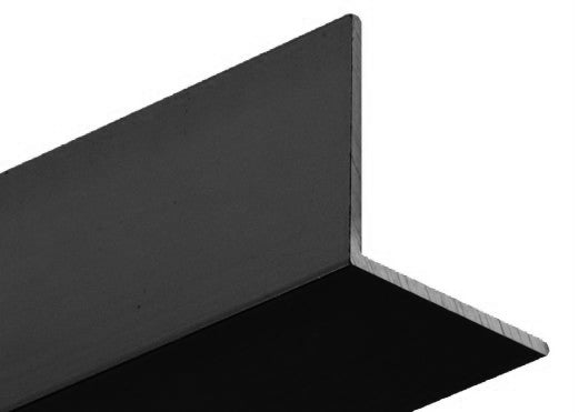 M-D PRO - Garde de coin en aluminium #040 Noir satiné 1" x 12'