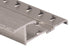 M-D PRO - Diviseur avec punaises en aluminium à usage commercial, Argent martelé - 5/16" x 13/16" x 12'
