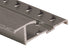 M-D PRO - Diviseur avec punaises en aluminium à usage commercial, Titane martelé - 5/16" x 13/16" x 12'