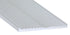 M-D PRO - Règle droite à dents de tigre en aluminium, Clair anodisé satiné - 2 1/4" x 12 1/2'