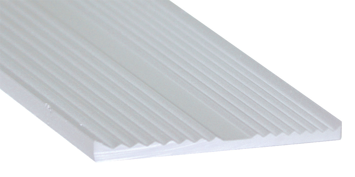 M-D PRO - Règle droite à dents de tigre en aluminium, Clair anodisé satiné - 2 1/4" x 6 1/4'