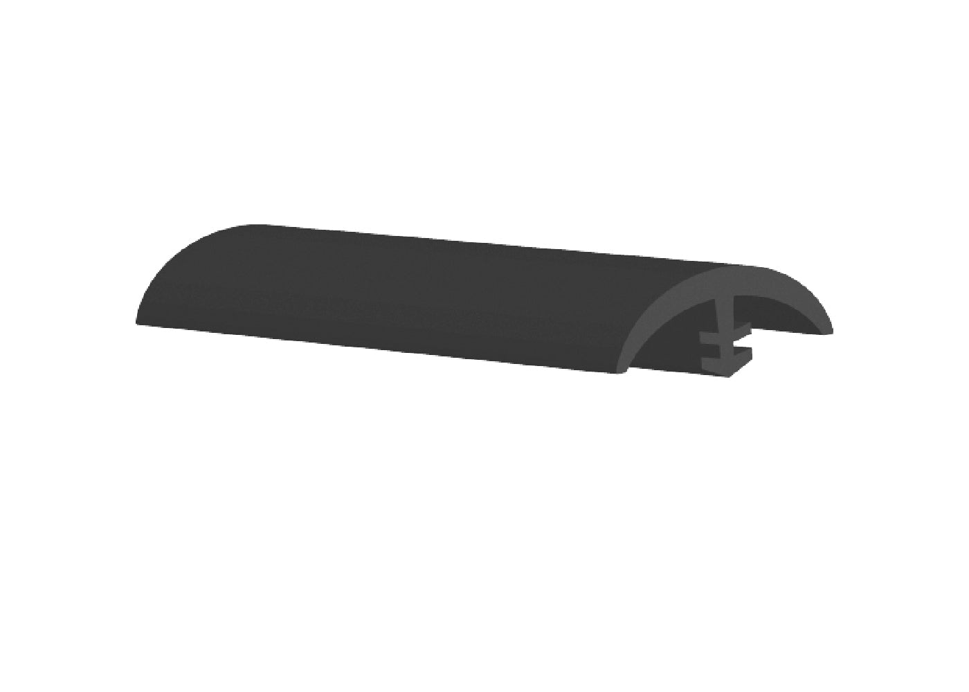Core Flooring - Slim Trim commercial T-Style en vinyle embossé #55 Toast - 1-1/4" x 12'