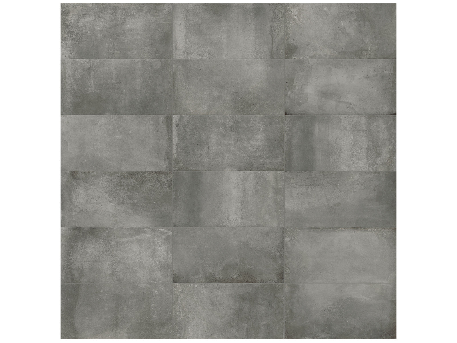 Anatolia - Ceraforge - Titanium - Tuile de porcelaine colorée dans la masse mate rectifiée