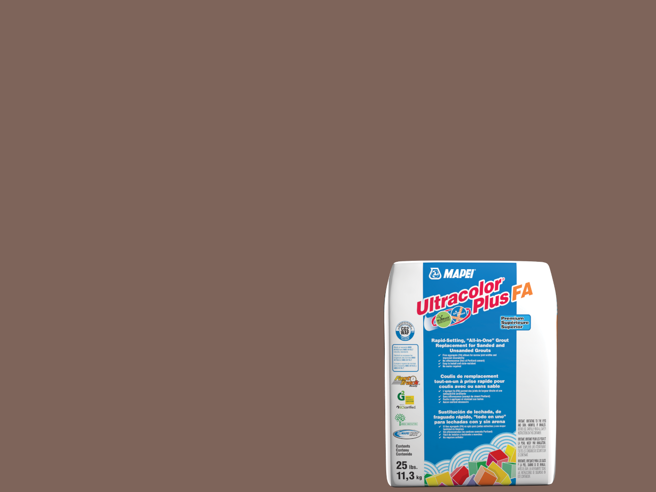 Mapei - Coulis Ultracolor Plus FA #5226 Muscade 25 lb