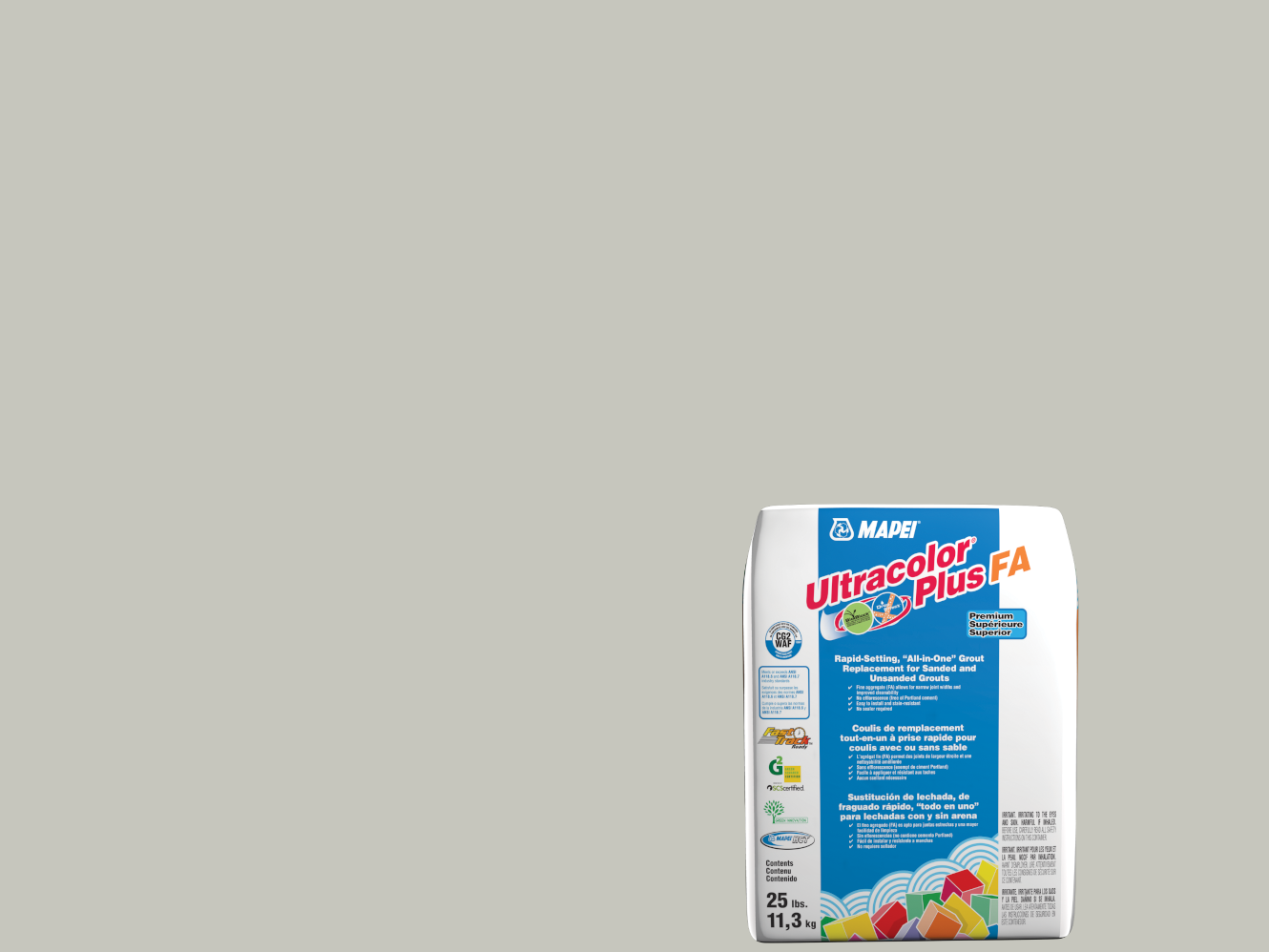 Mapei - Coulis Ultracolor Plus FA #5227 Mur de Château 25 lb