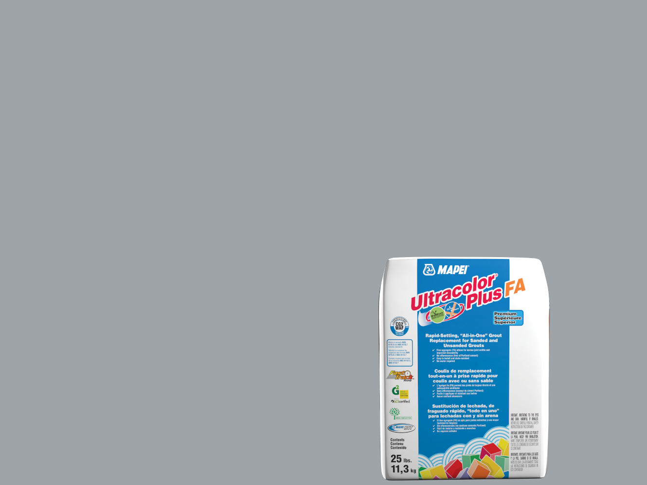 Mapei - Coulis Ultracolor Plus FA #5230 Armure 25 lb