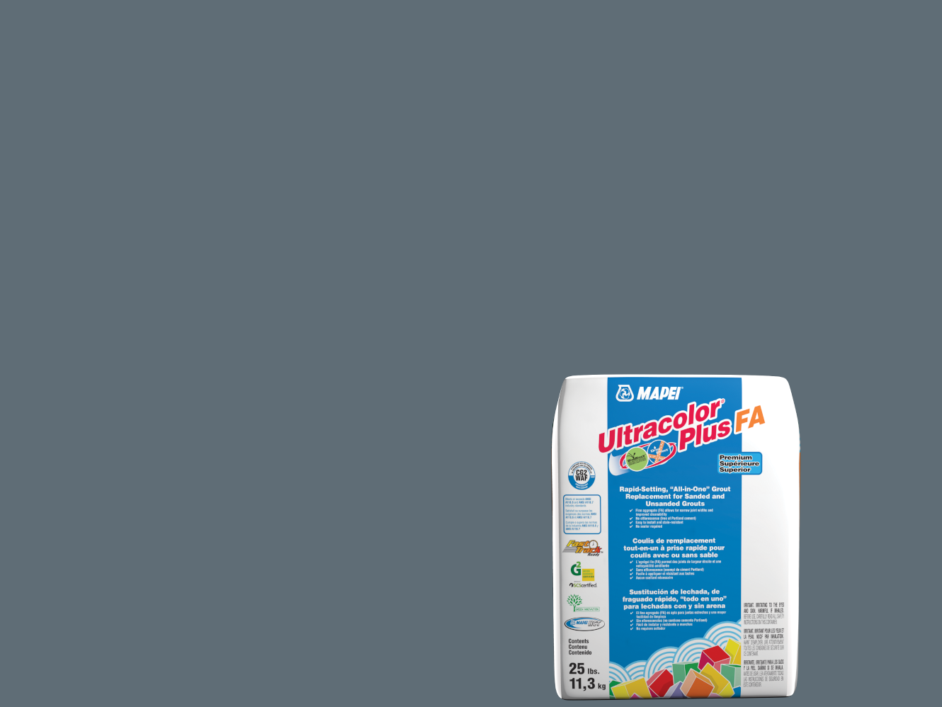Mapei - Coulis Ultracolor Plus FA #5231 Océan Profond 25 lb