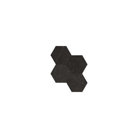 Anatolia - Céramique mosaïque La Marca Nero Venato Adouci 10" x 11-1/2"  (vendu au pi²)