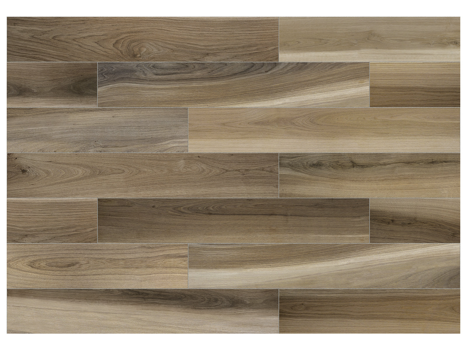Anatolia - Amaya - Walnut - Tuile de porcelaine émaillée aspect bois, fini mat 15 x 90 cm (6 x 36 po)