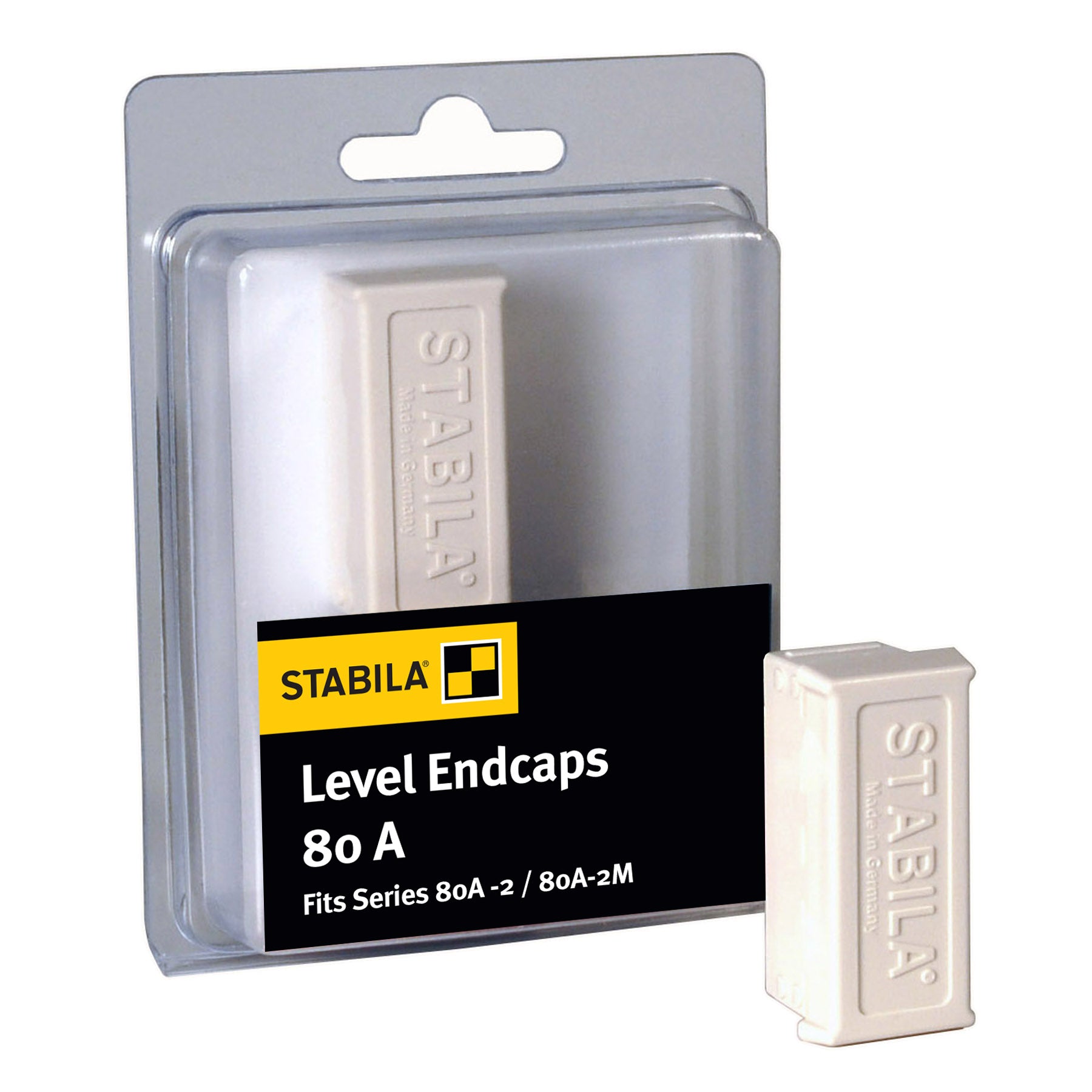 Stabila - Embouts de niveau Type 80 A-2, 2 morceaux