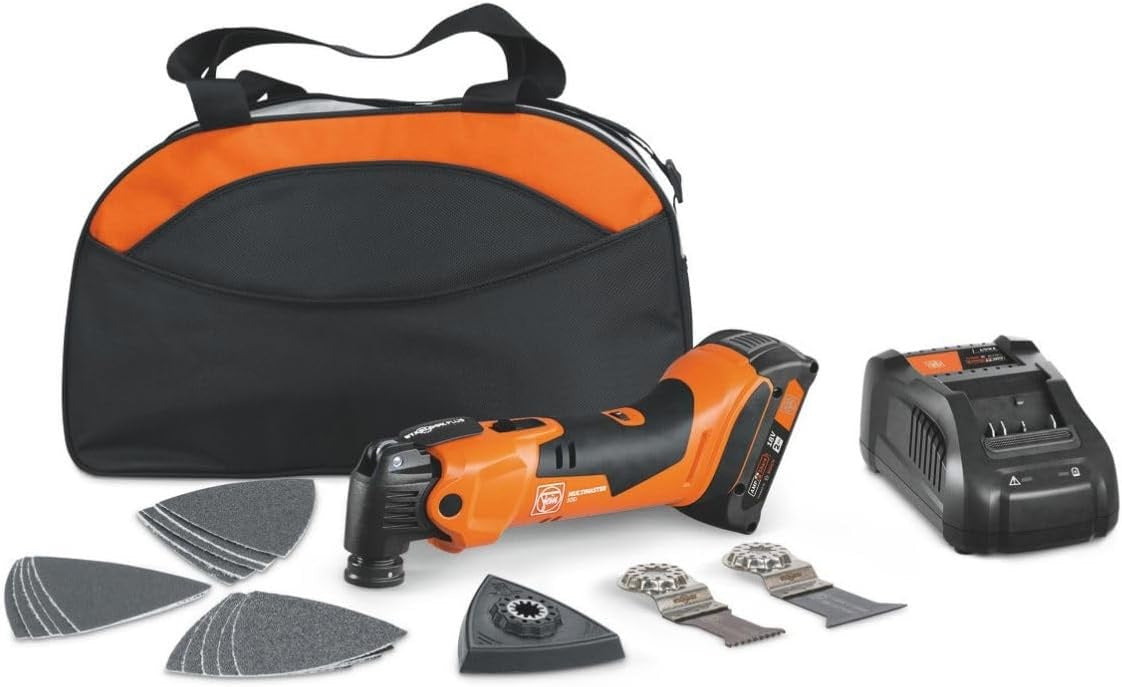 Fein - Kit multi-outils oscillants sans fil Multimaster AMM500 AS avec sac en nylon