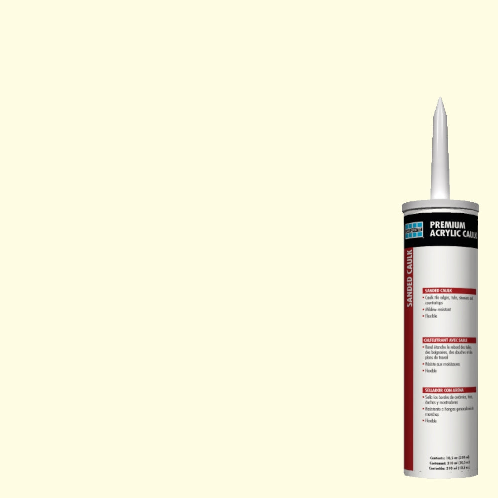 Laticrete - Calfeutrant acrylique Supérieure avec sable #85 Almond 10.5 oz