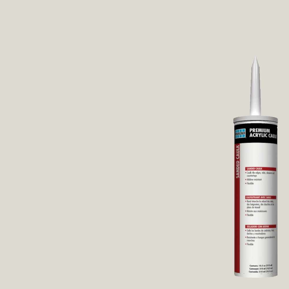 Laticrete - Calfeutrant acrylique Supérieure avec sable #90 Light Pewter 10.5 oz