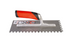 Rubi - 11" Square Notched Steel Trowel with Open Handle Rubiflex 5/16" x 5/16" ||72908