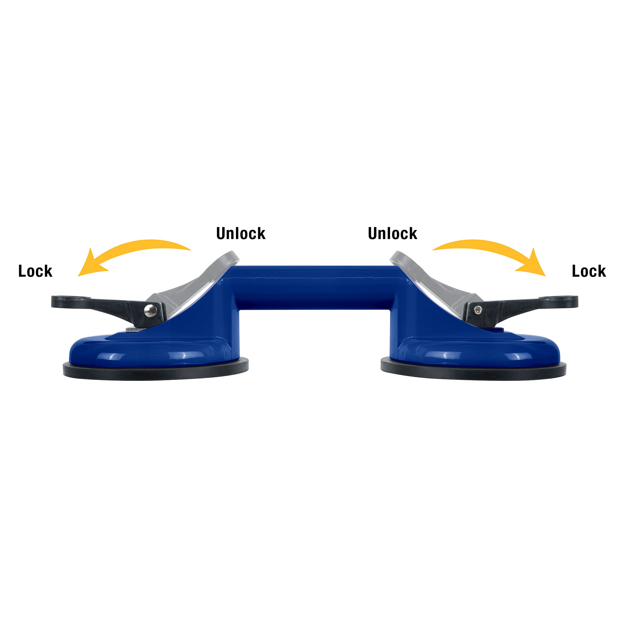 QEP - Double ventouse pour la manipulation de grandes pièces de verre et de carrelages