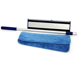 Flexi-Felt - Flexi-Felt - Ensemble de vadrouilles et de tampons en microfibre Silver Clean Pro 16 1/2" (paquet de 2)