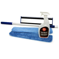 Flexi-Felt - Flexi-Felt - Kit complet de vadrouille avec bouteille de nettoyant 946 ml et pads de 16-1/2"