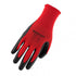 Worktuff - Gants enduit de nitrile rouge (paquet de 10)