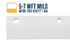Seymour Midwest - Easy Squeegee™ avec lame de 5-7 WFT mils de 26''