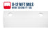 Seymour Midwest - Easy Squeegee™ avec lame de 8-12 WFT mils de 26''
