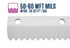 Seymour Midwest - Easy Squeegee™ avec lame de 50-60 WFT mils de 26''