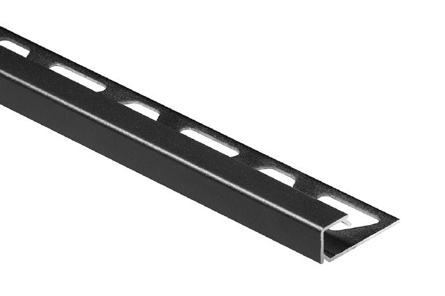 Schluter - Profilé carré QUADEC - aluminium noir mat 3/8" (10 mm) x 10'