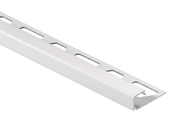 Schluter - Profilé carré QUADEC - aluminium blanc mat 3/8" (10 mm) x 10'
