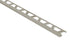 Schluter - Profilé carré QUADEC - aluminium nickel brossé 5/16" (8 mm) x 8' 2-1/2"