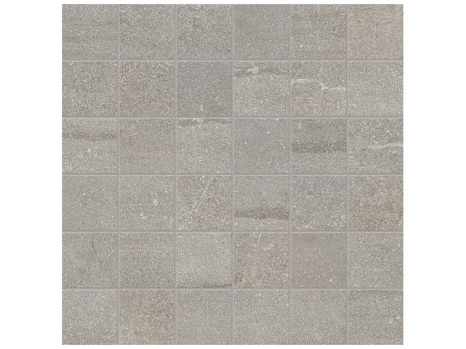 Anatolia - Mosaïque de porcelaine Crux Ash mate 2" x 2"