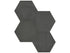 Anatolia - Plancher de céramique Form Graphite Mat 7" x 7-3/4"