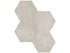 Anatolia - Plancher de céramique Form Sand Mat 7" x 7-3/4"