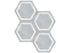 Anatolia - Planchers de céramique Form Tide Mat 6-7/8" x 7-7/8" (vendu au pi²)