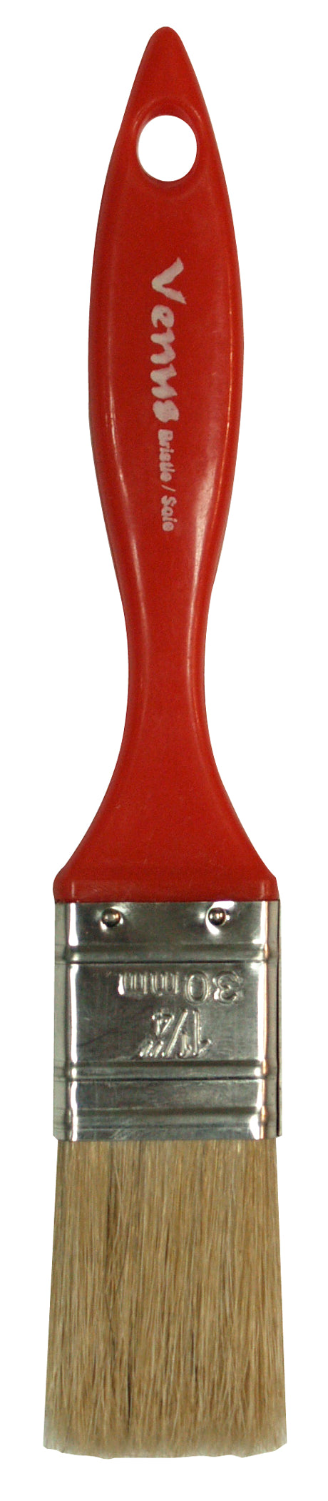 Richard - Pinceau utilitaire 1 1/4" Venus avec manche en plastique rouge (soie blanche)