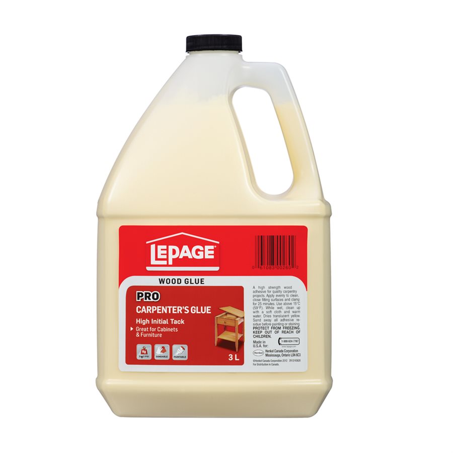 Toolway - Lepage Colle de menuisier bouteille de recharge - 3 L