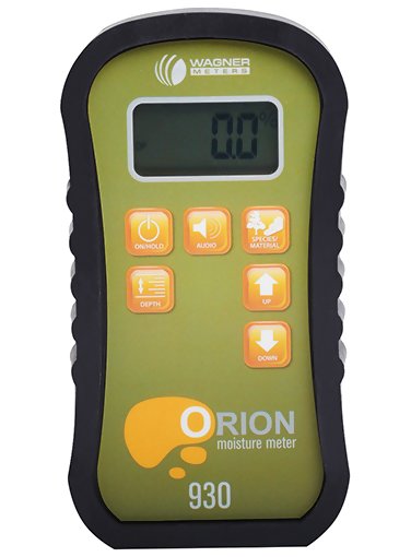 Wagner Meters - Orion 930 Kit d'humidimètre pour bois sans broche à double profondeur - Plate-forme d'étalonnage à la demande