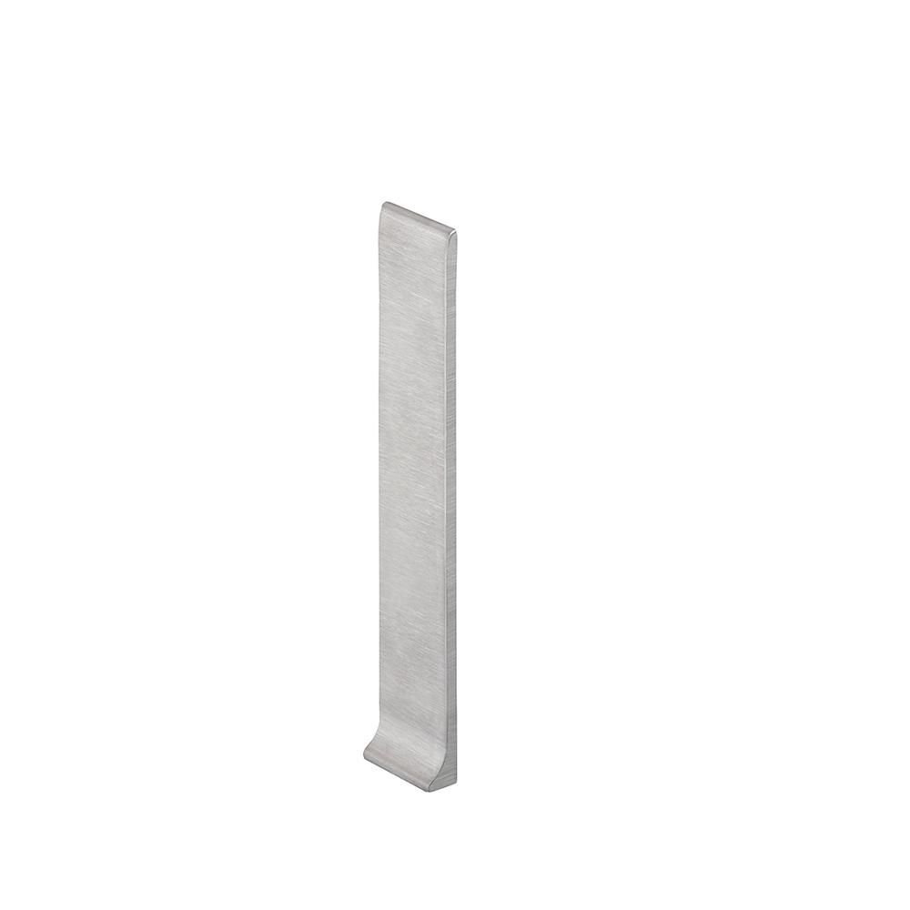 Schluter - DESIGNBASE-SL Cap de fermeture de droite - acier inoxydable (V2) brossé 6-3/8" (160 mm)