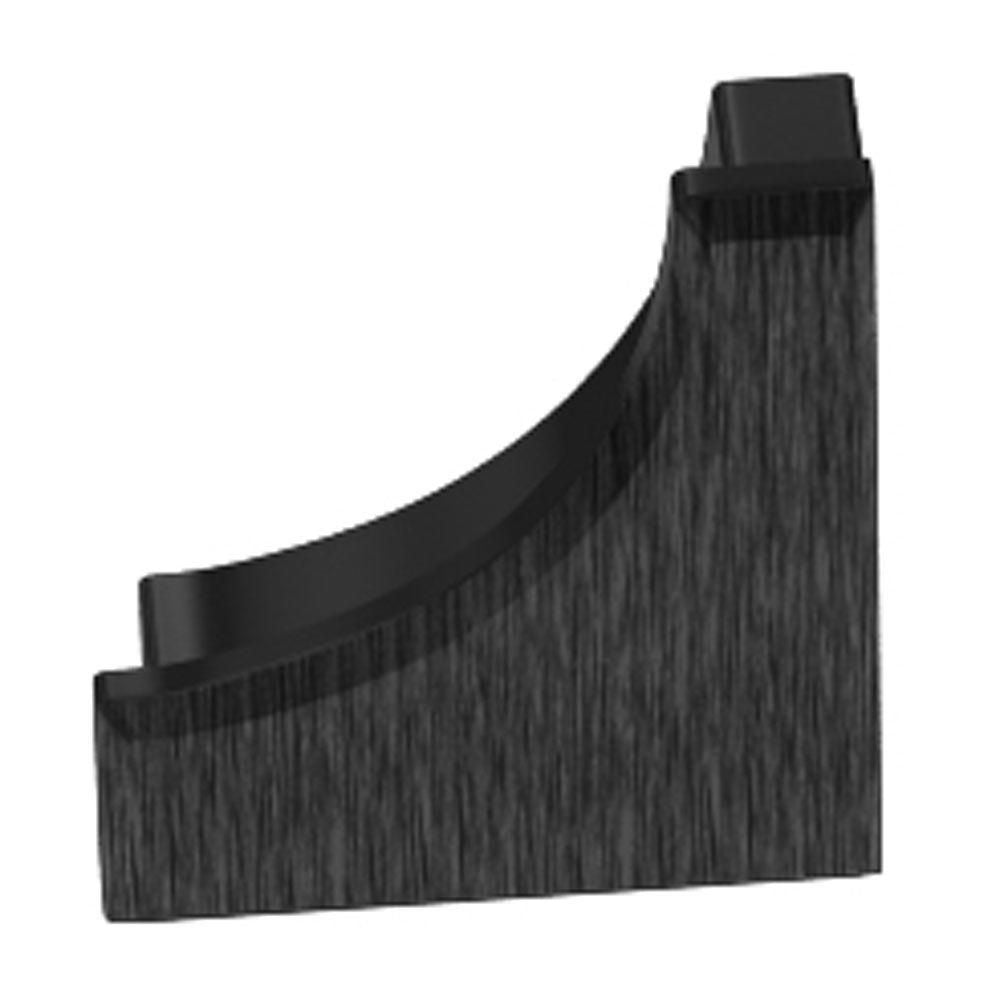 Schluter - DILEX-AHK Cap de fermeture - aluminium anodisé graphite brossé