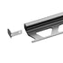 Schluter - RONDEC Cap de fermeture - acier inoxydable (V2) brossé 1/2" (12.5 mm)