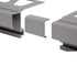 Schluter - BARA-RAK Raccord pour profilé de bordure de balcon aluminium gris classique