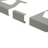 Schluter - BARA-RW Raccord pour profilé de bordure de balcon aluminium gris classique 1" (25 mm)