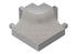 Schluter - DILEX-AHK Coin extérieur rond 90° avec un radius de 3/8" (10 mm) - aluminium grège