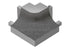 Schluter - DILEX-AHK Coin extérieur rond 90° avec un radius de 3/8" (10 mm) - aluminium gris pierre