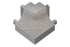 Schluter - DILEX-AHK Coin extérieur carré 90° avec un radius de 3/8" (10 mm) - aluminium grège