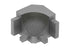 Schluter - DILEX-AHK Coin intérieur 90° avec un radius de 3/8" (10 mm) - aluminium gris pierre