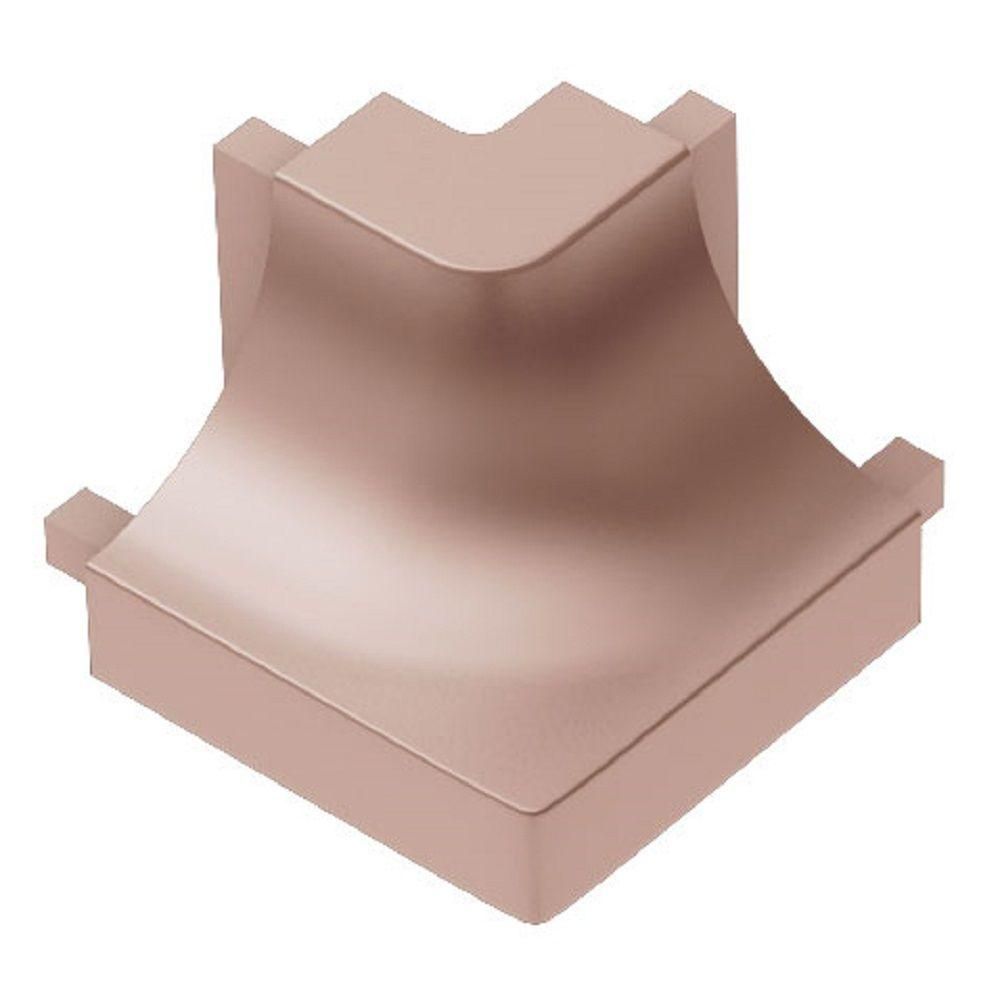 Schluter - DILEX-AHK Coin extérieur rond 90° avec un radius de 3/8" (10 mm) - aluminium anodisé cuivre mat