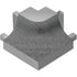Schluter - DILEX-AHK Coin extérieur rond 90° avec un radius de 3/8" (10 mm) - aluminium étain