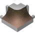 Schluter - DILEX-AHK Coin extérieur rond 90° avec un radius de 3/8" (10 mm) - aluminium bronze
